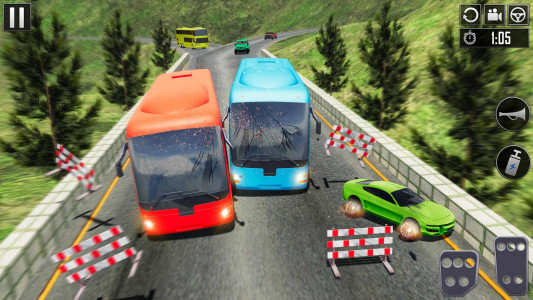 اسکرین شات برنامه Bus Simulator: Coach Bus Games 2