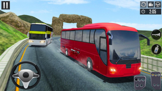 اسکرین شات برنامه Bus Simulator: Coach Bus Games 3