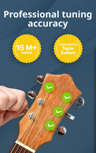 اسکرین شات برنامه Guitar Tuner: Ukulele & Bass 6