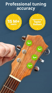 اسکرین شات برنامه Guitar Tuner: Ukulele & Bass 1