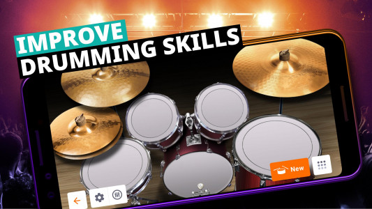 اسکرین شات بازی Drum Kit Music Games Simulator 3