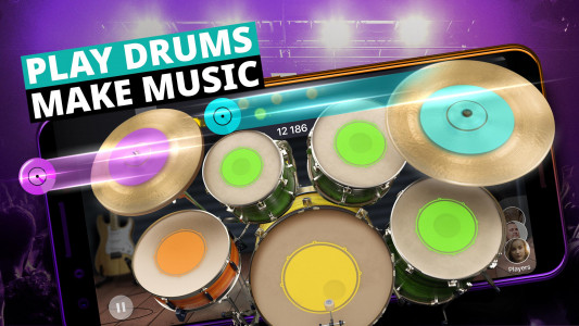 اسکرین شات بازی Drum Kit Music Games Simulator 1