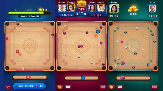 اسکرین شات بازی Carrom King™ 5