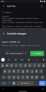 اسکرین شات برنامه GitHub 5