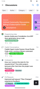 اسکرین شات 6 برنامه GitHub