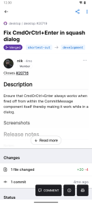 اسکرین شات 2 برنامه GitHub
