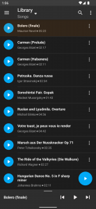 اسکرین شات 3 برنامه Simple Music Player