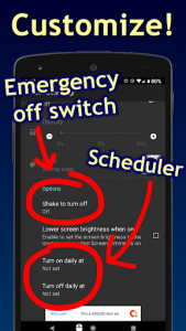 اسکرین شات برنامه Screen Dimmer (dims notifications too) 4