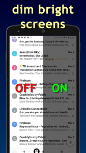 اسکرین شات 1 برنامه Screen & Notifications Dimmer