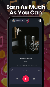 اسکرین شات 3 برنامه Givvy Radios - Listen & Enjoy!