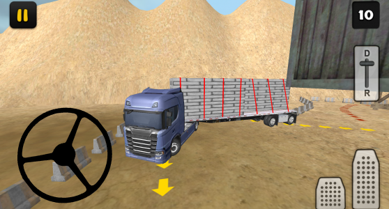 اسکرین شات بازی Construction Truck 3D: Prefab Transport 2