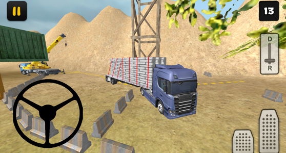 اسکرین شات بازی Construction Truck 3D: Prefab Transport 4