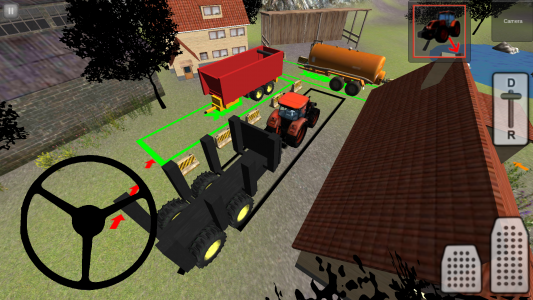 اسکرین شات بازی Farming 3D: Tractor Parking 5
