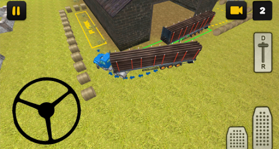 اسکرین شات بازی Log Truck Simulator 3D: Trailer Parking 3