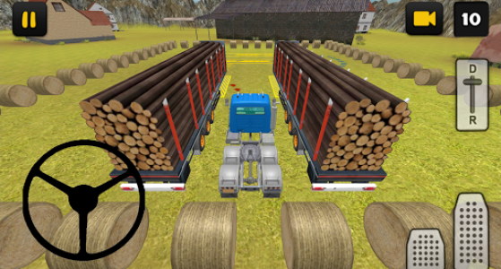 اسکرین شات بازی Log Truck Simulator 3D: Trailer Parking 2