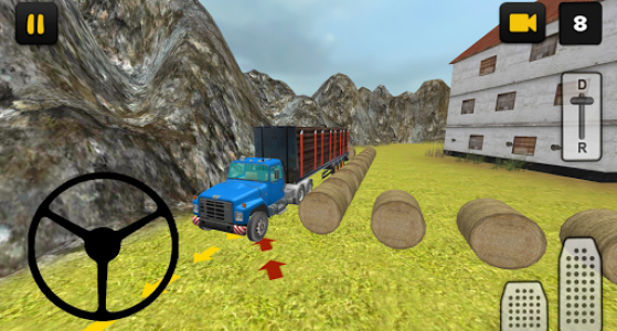 اسکرین شات بازی Log Truck Simulator 3D: Trailer Parking 6