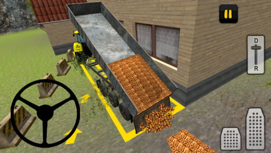 اسکرین شات بازی Tractor 3D: Potato Transport 2