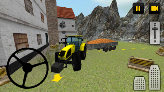 اسکرین شات بازی Tractor 3D: Potato Transport 1