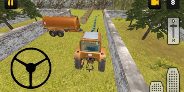 اسکرین شات بازی Tractor Simulator 3D: Water Transport 5