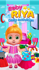اسکرین شات بازی Baby Riya Daily Activities 1