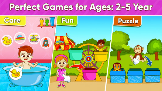 اسکرین شات بازی Toddler Games: 2-5 Year Kids 1