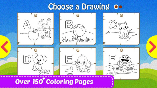 اسکرین شات برنامه Toddler Coloring Book for Kids 7
