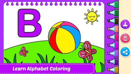 اسکرین شات برنامه Toddler Coloring Book for Kids 4