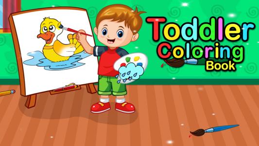 اسکرین شات برنامه Toddler Coloring Book for Kids 1