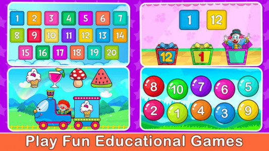 اسکرین شات برنامه Preschool Learning - 27 Toddler Games for Free 4