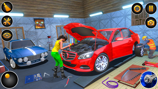 اسکرین شات برنامه Gas Station Car Mechanic Sim 2