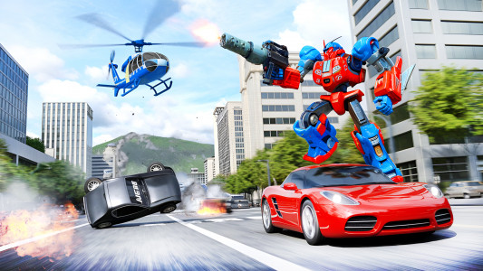 اسکرین شات بازی Spider Robot: Robot Car Games 6