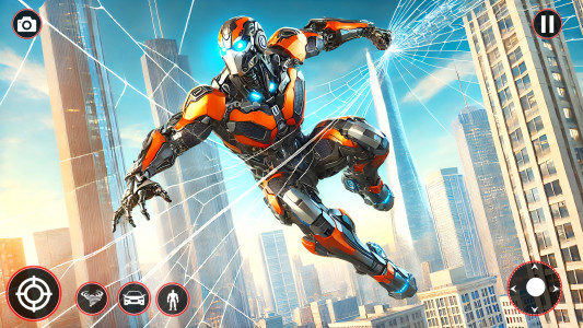 اسکرین شات بازی Spider Robot: Robot Car Games 7