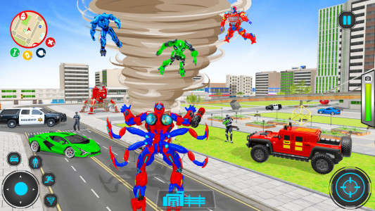 اسکرین شات بازی Spider Robot: Robot Car Games 7