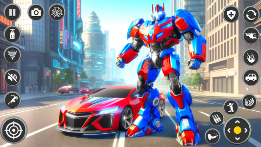 اسکرین شات بازی Spider Robot: Robot Car Games 1