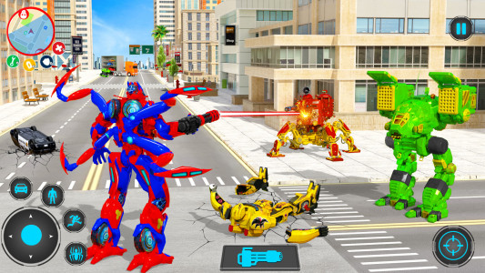 اسکرین شات بازی Spider Robot: Robot Car Games 8
