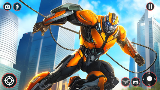 اسکرین شات 8 بازی Spider Robot: Robot Car Games