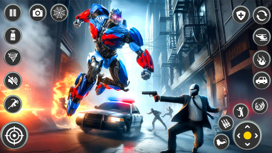 اسکرین شات بازی Spider Robot: Robot Car Games 5