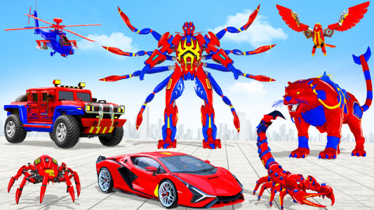 اسکرین شات بازی Spider Robot: Robot Car Games 5