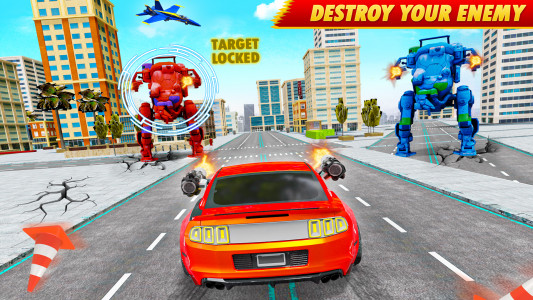 اسکرین شات بازی Wild Tiger Robot Car Game 4