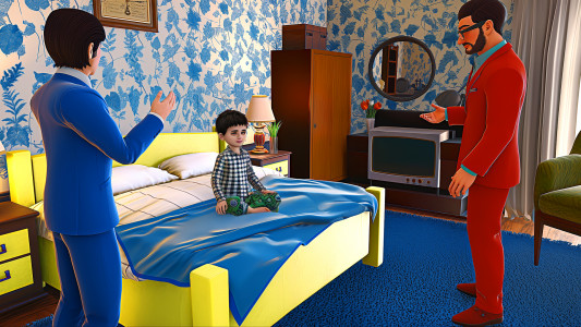 اسکرین شات 6 بازی Virtual Police Dad Simulator