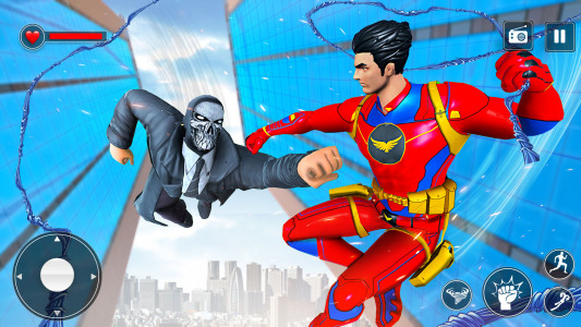 اسکرین شات برنامه Spider Superhero Rope Hero 2