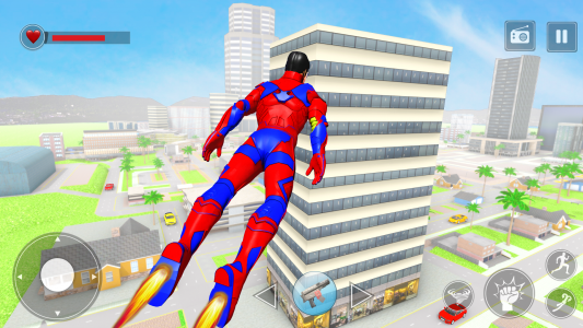 اسکرین شات 1 برنامه Super Rope Hero Fighting Game