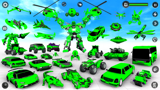 اسکرین شات برنامه Incredible Robot Game Car Game 1