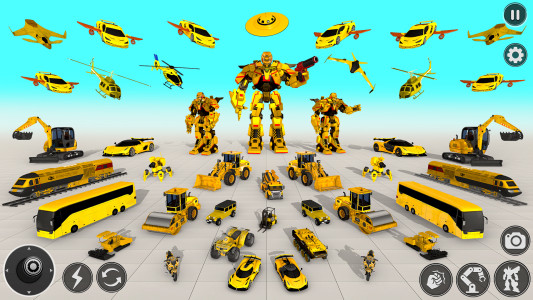 اسکرین شات 4 برنامه Monster Hero Robot Car Game
