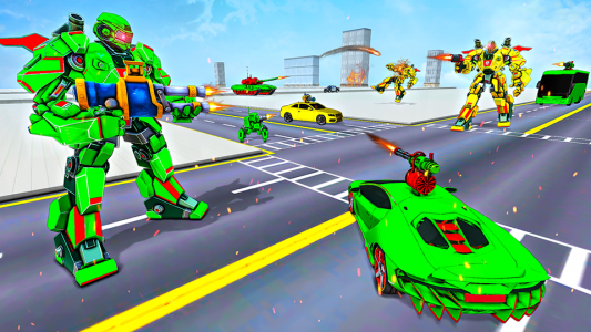اسکرین شات برنامه Monster Hero Robot Car Game 3