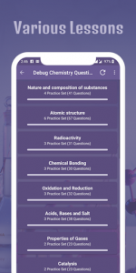اسکرین شات برنامه Chemistry Question Bank 2