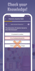 اسکرین شات برنامه Chemistry Question Bank 6