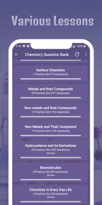 اسکرین شات برنامه Chemistry Question Bank 3