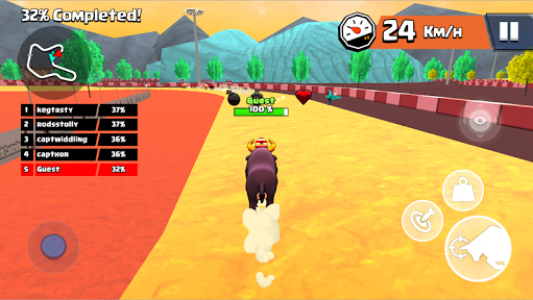 اسکرین شات بازی Angry Bull Racing Attack 6