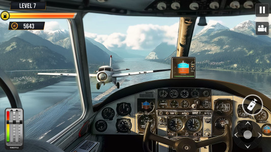 اسکرین شات 1 بازی Aeroplane Game Pilot Simulator